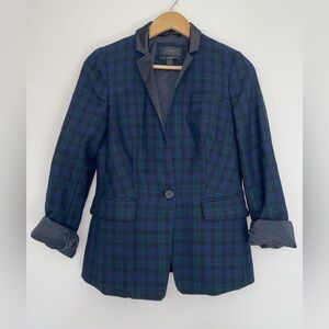 J. Crew Blue Blazer Classic Single-Breasted